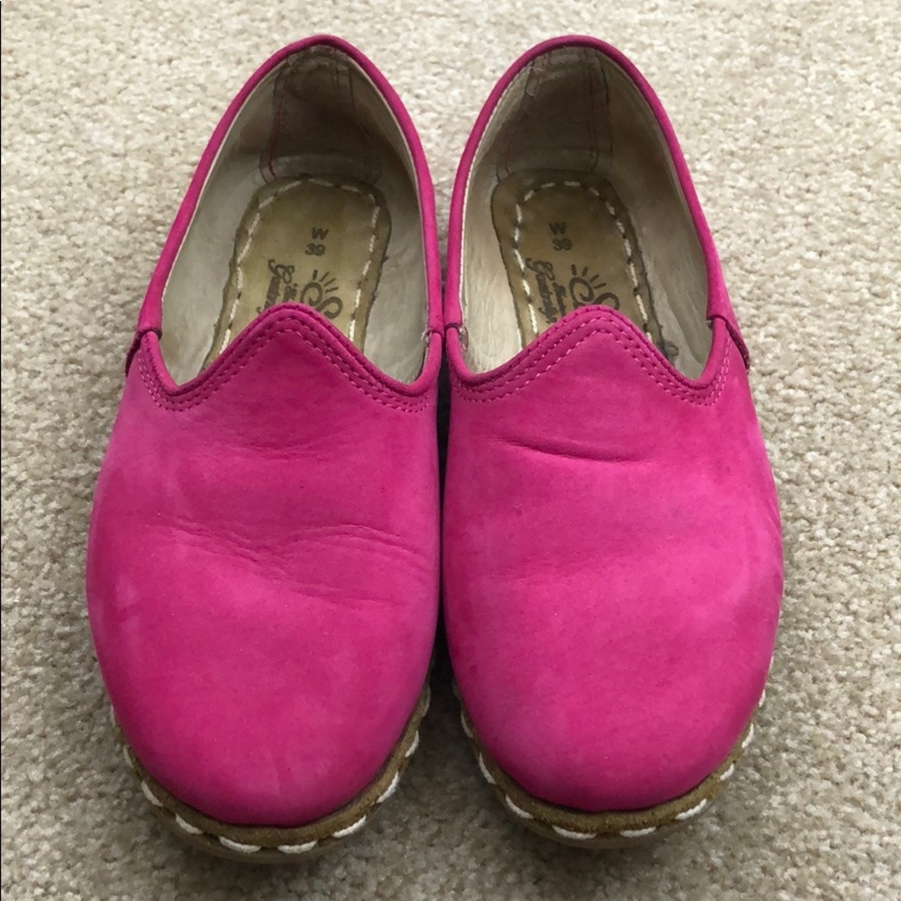 Pink Suede Sabahs, size 39